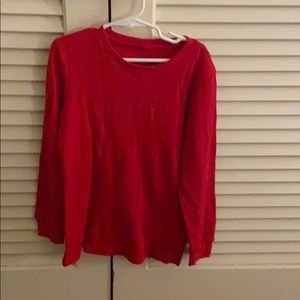 Boys red long sleeve thermal size 7 NWT